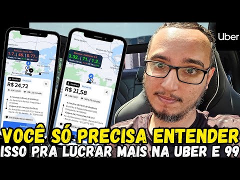 Entendendo o ALGORITMO da UBER, AUMENTEI o VALOR das minhas CORRIDAS. #uber