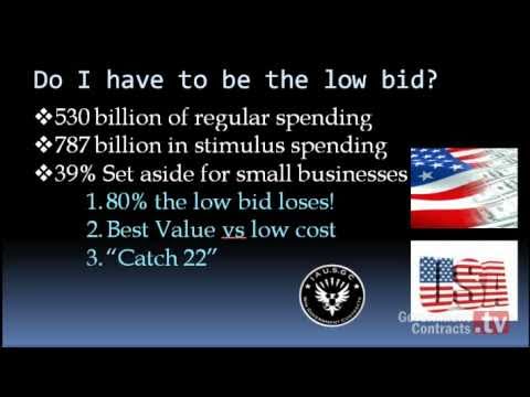 how to bid on government contract