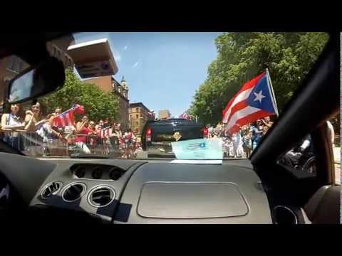Puerto - Driving in the parade in my Lamborghini Gallardo! Promoting Boricua Bail Bonds,LLC! 860-794-5362 Next stop,5 Ave!!! Stay tuned for the Puerto Rican Parade in...