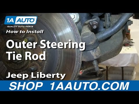 How To Install Replace Outer Steering Tie Rod 2002-05 Jeep Liberty