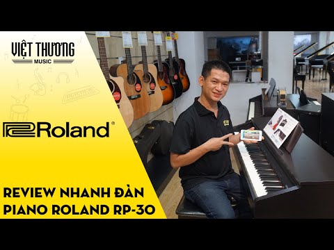 Review nhanh đàn piano điện Roland RP30 - Dùng cho học tập và giải trí