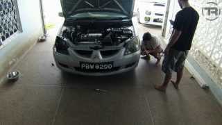 Mitsubishi Lancer Projector Retrofit Time lapse.
