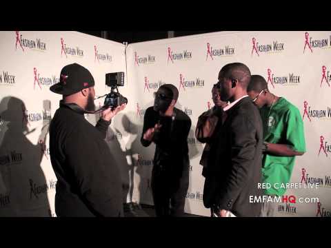 livefashionweek - EMFAM Entertainment & Flystars both hit the Red Carpet at Fashion Week New Orleans 2013 Launch Party doing interviews and networking with designers and model...