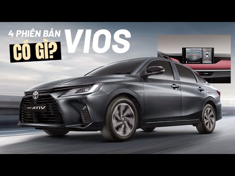 Bóc tách cả 4 phiên bản của Vios 2023: Nhiều công nghệ chưa từng có nhưng vẫn hơi khó để lựa chọn