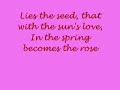music video to the rose sung by cantamus girls' choir
