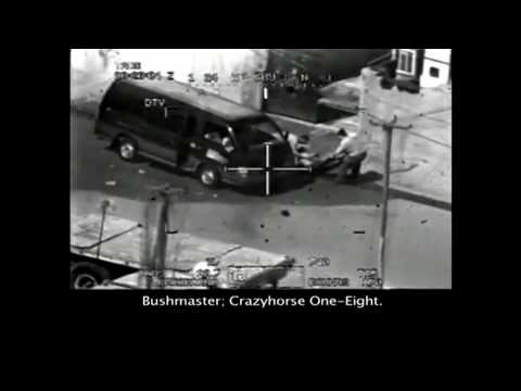 Zivilisten - US Soldaten in einem Apache Helikopter töten 2007 im Irak Zivilisten und Reuters Journalisten. Besonders der Beschuß auf helfende Zivilisten und einen Van, i...