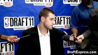 Jonas Valanciunas - 2011 NBA Draft - Media Day Interview