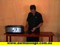 Setup your Hot Stone Massage heater for a hot stone massage