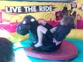 booley riding a mechanical bull... funyn