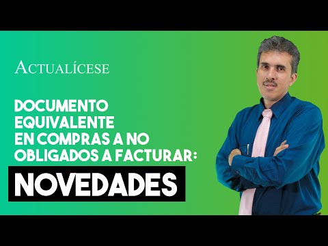 Novedades en el documento equivalente en compras a los no obligados a ...