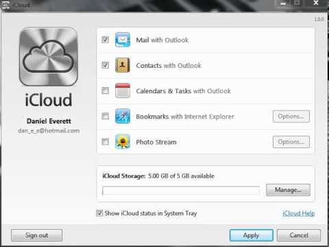 how to sync icloud contacts