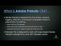 Click here to watch this video Using Adobe Story and Adobe Prelude - webinar preview