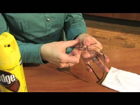 how to repair glasses scratch