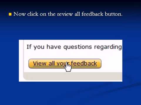 how to feedback on amazon