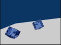 Gel Cubes Bouncing