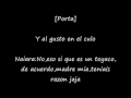 PoRtA Zorra Enchufada, Vendido Cabron con letra