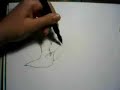 Me drawing a sitting girl