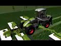 Farm tractor animation claas Traktor action video