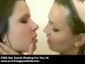 lesbian girls kissing &amp; playing
