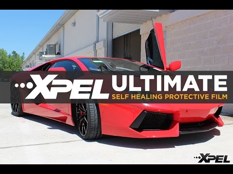 2013 Lamborghini Aventador gets protected with XPEL Ultimate Self Healing Paint Protection Film
