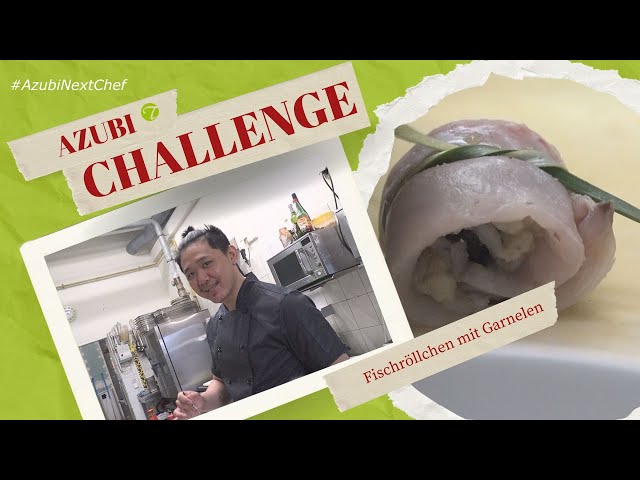 Asiatische Fischröllchen mit Garnelenfüllung | Azubi Challenge