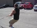 DeFrancosTraining.com - backward sled drag race DeFrancosTraining.com - backward sled drag race