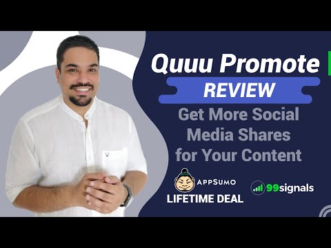 Watch 'Quuu Promote Review & Walkthrough: Get More Social Shares for Your Content [AppSumo Lifetime Deal] - YouTube'