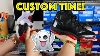 PREMIUM AIR JORDAN DIRTY BRED 11 CUSTOM TIME-LAPSE + 72-10 11 GIVEAWAY!