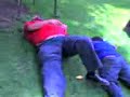 Tania se cae