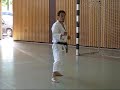 Yamaguchi-sensei demonstrating gyakuzuki