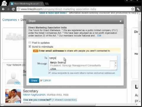 how to follow on linkedin