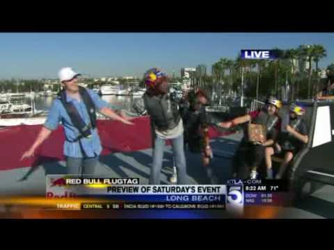 KTLA Video: Red Bull Gives Gayle Wings
