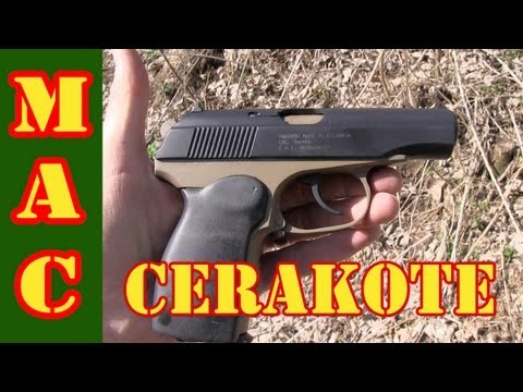 Cerakoted Makarov and Hi-Power