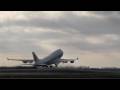 Boeing 747-400 Takeoff at Copenhagen  Airport  (*HD)