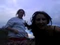 dancing on rail track to girlfriend