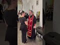მამა გიორგის ბავშვების დალოცვა