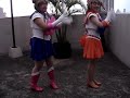 our pretty guardian sailor moon cosplay in the philippines. sailor moon & sailor venus dancing romance! usagi as sailor moon, and senshi as sailor venus. this video was taken during our pre-launch event photoshoot. sailor luna (jillan) does an acrobatic high-kick at the end.
