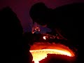 Roasting Marshmallows over active lava on the Pacaya Volcano in Guatemala