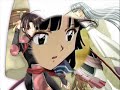 Sango and Sesshomaru (((some miroku))) everytime