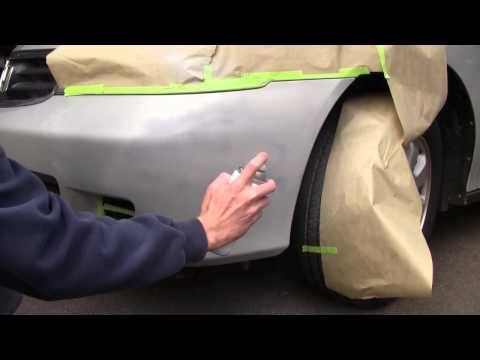 how to repair scratch on a bumper