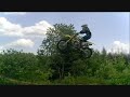 this is me in my backyard track again. This time i'm on my new rmz 450. this is more like a pit bike track haha but it still fun. All of the jump and turn are made with a shovel and rake only.