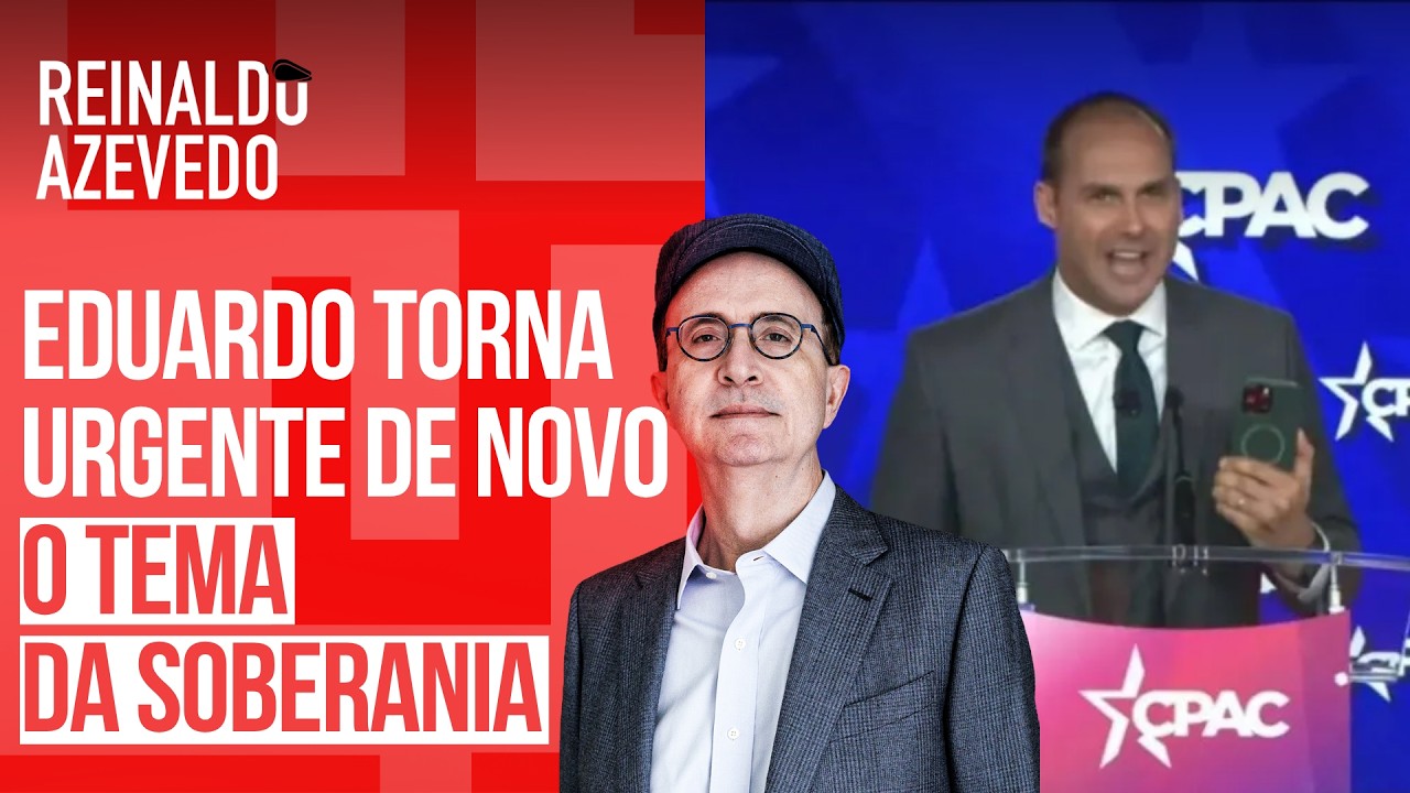 Reinaldo Azevedo: Eduardo volta a tratar os EUA como o bedel do Brasil