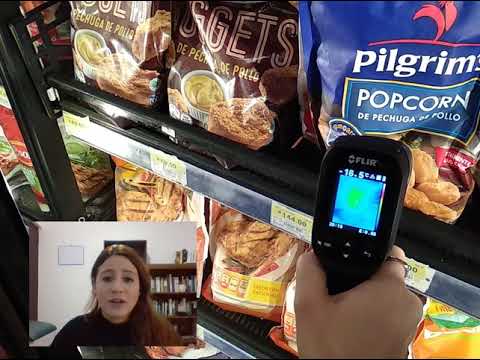 How much energy is consumed while you are choosing your favorite frozen product?