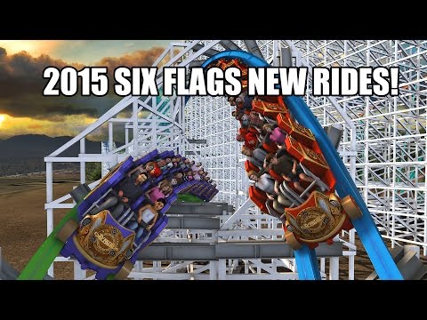 New Rides For Six Flags Theme Parks 2015