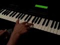 "How to Play Salsa" Piano Tutorial Part1 Transposed to F#