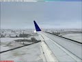 FSX Boeing 737 Frankfurt landing FSX Boeing 737 Frankfurt landing