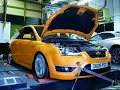 My Focus ST-2 on the rollers. Made 228.3 BHP and 309.9 Lbs/Ft! Piper Cat back Exhaust, K&N Panel Filter and Dreamscience ECU Remap are the only mods.