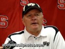 WFU Coach Jim Grobe after loss to NC State WFU Coach Jim Grobe after loss to NC State