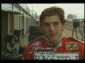 Primeiros testes (Test) de Ayrton Senna na F1 1983