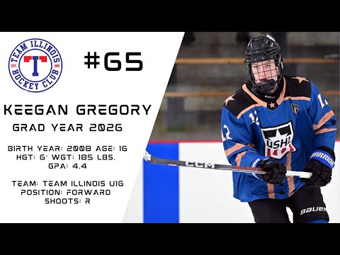 Elite U16 AAA Hockey Highlights – Keegan Gregory | Team Illinois | Goal-Scoring #hockey #sports